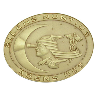 Gold Challenge Coin with sandblasting background(033)