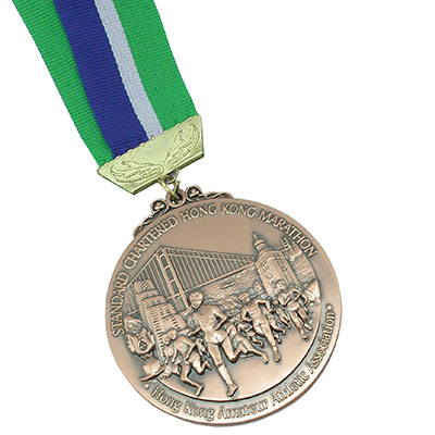 Marathon Zinc Alloy Medal/Medallion with Ribbon(019)