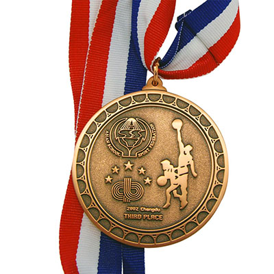 Zinc Alloy Sports Medal/Medallion in Gold Finishing(023)