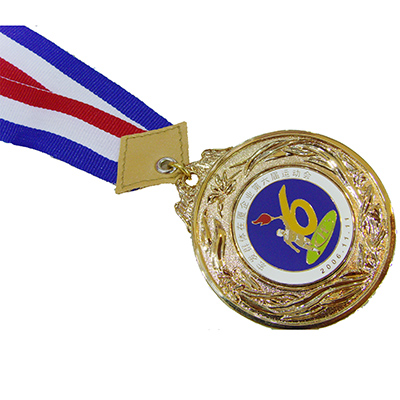 Zinc Alloy Sports Medal/Medallion in Soft Cloisonne(024)