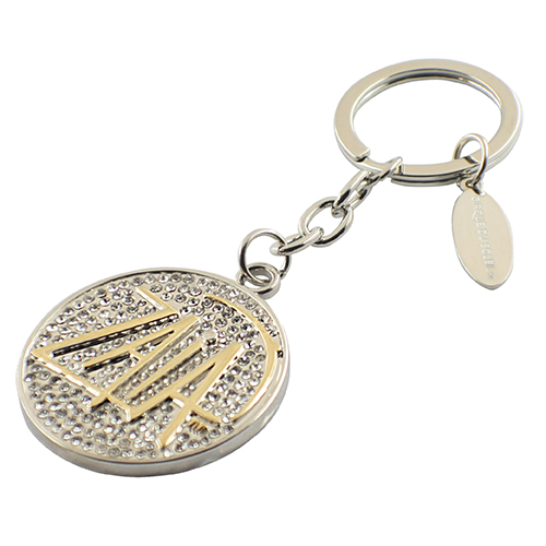 Custom Metal Promotional Keychains with Diamonds(005)