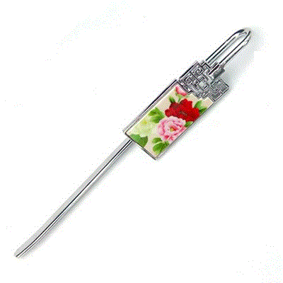 Zinc alloy Bookmark with Pendant(011)