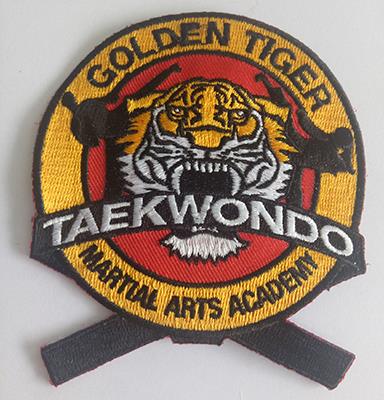 Custom made embroidery patch in heat cutting edge(004)