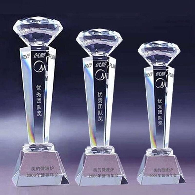 Crystal trophy(stock or custom)(003)