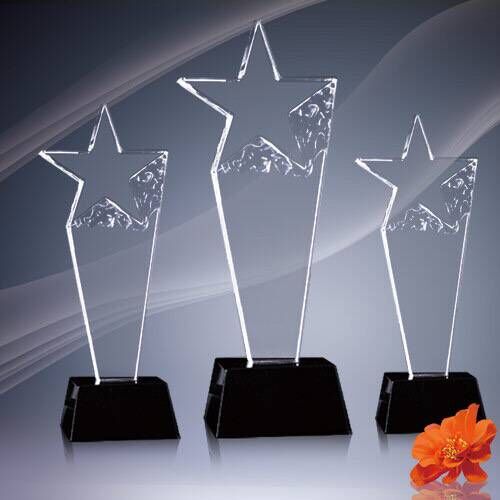 Crystal trophy(stock or custom)(009)