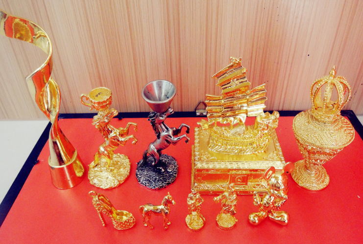 Metal trophy(stock or custom)(015)