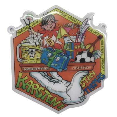 Offset Print Badge with epoxy coating(012)