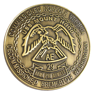 Antiqued Gold Police Challegne Coins(024)